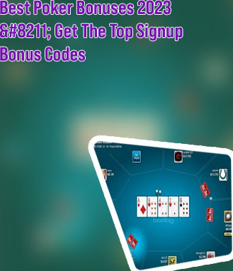 Best poker signup bonus